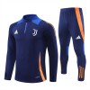 Juventus Treningowa 2024-25 Granatowy Kvarts-Dragkedja